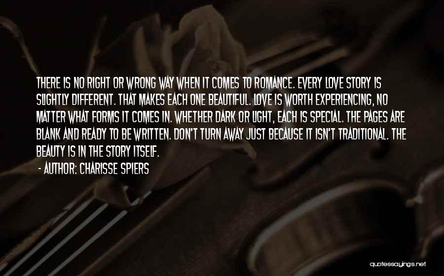 Different Pages Quotes By Charisse Spiers