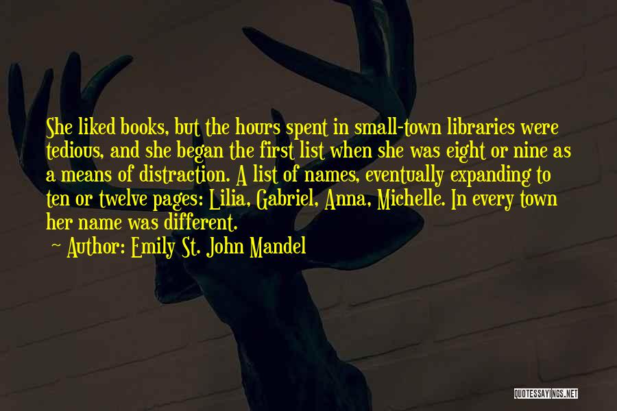 Different Pages Quotes By Emily St. John Mandel