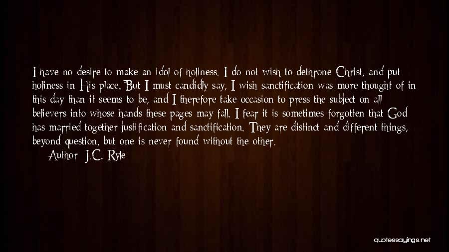 Different Pages Quotes By J.C. Ryle