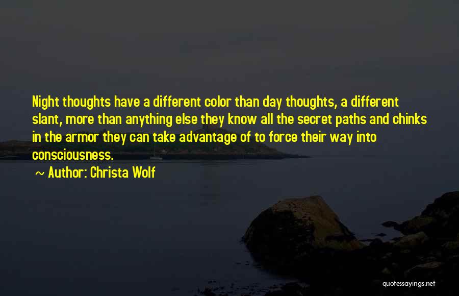 Different Paths Quotes By Christa Wolf