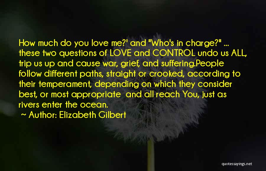 Different Paths Quotes By Elizabeth Gilbert