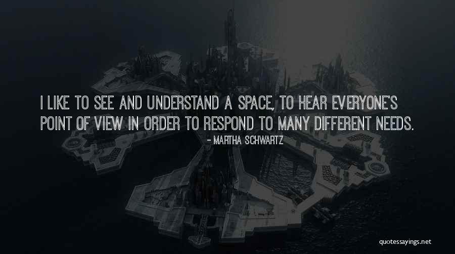 Different Point Of View Quotes By Martha Schwartz Different Point Of View Quotes By Martha Schwartz