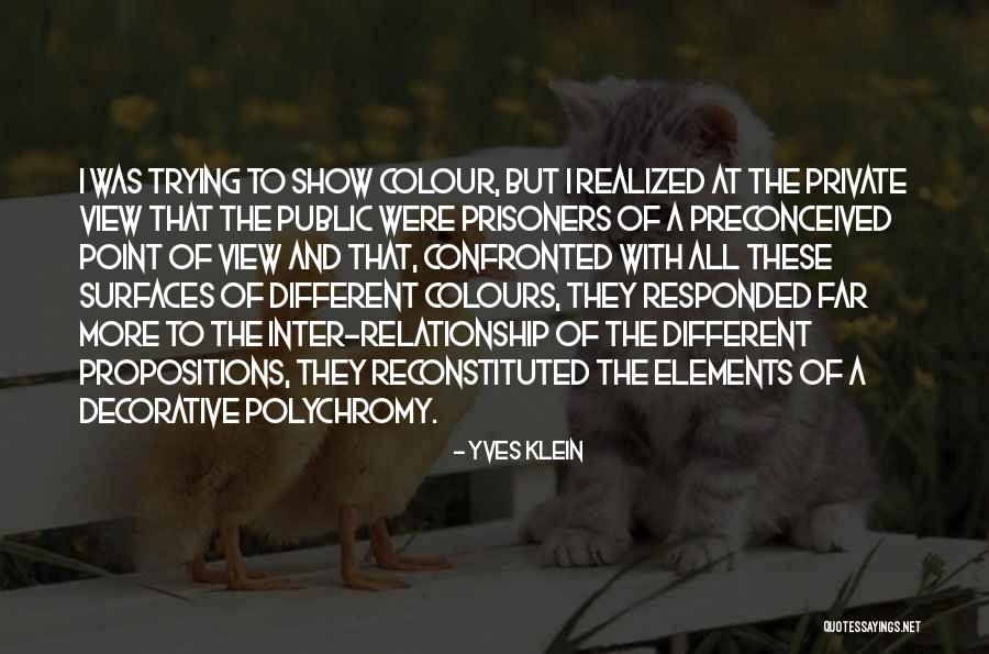 Different Point Of View Quotes By Yves Klein Different Point Of View Quotes By Yves Klein