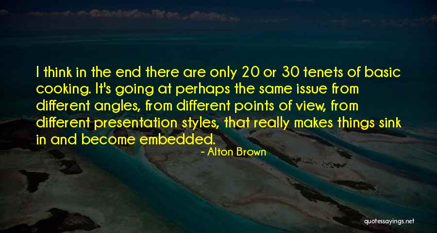 Different Points Quotes By Alton Brown Different Points Quotes By Alton Brown