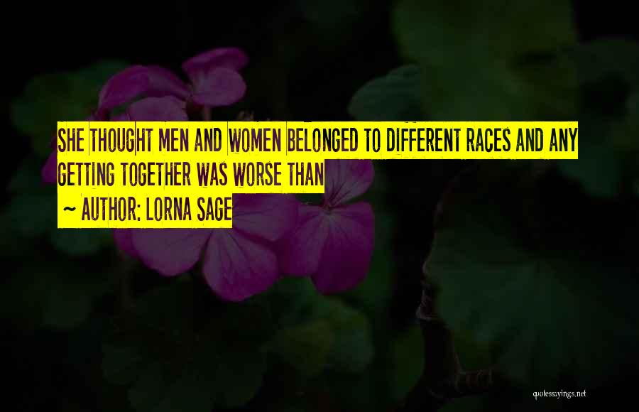 Different Races Quotes By Lorna Sage
