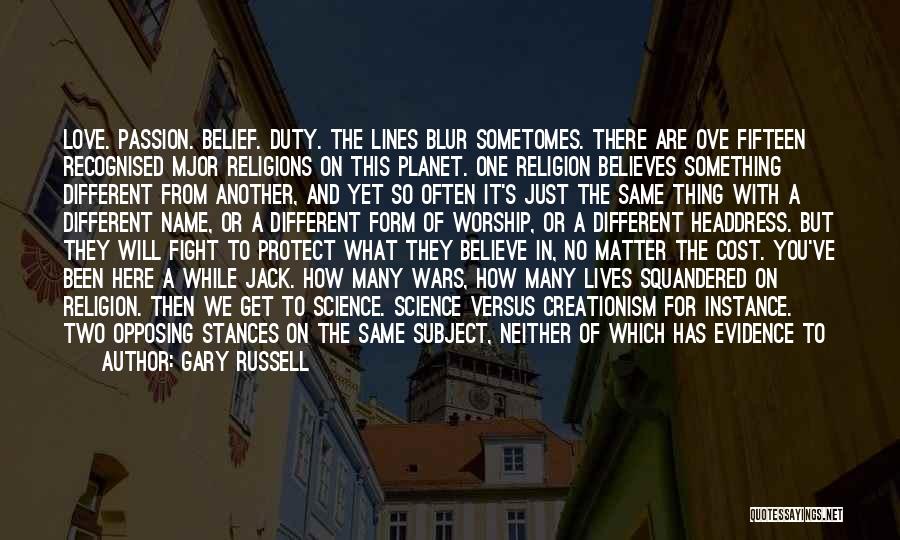 Different Religions Love Quotes By Gary Russell