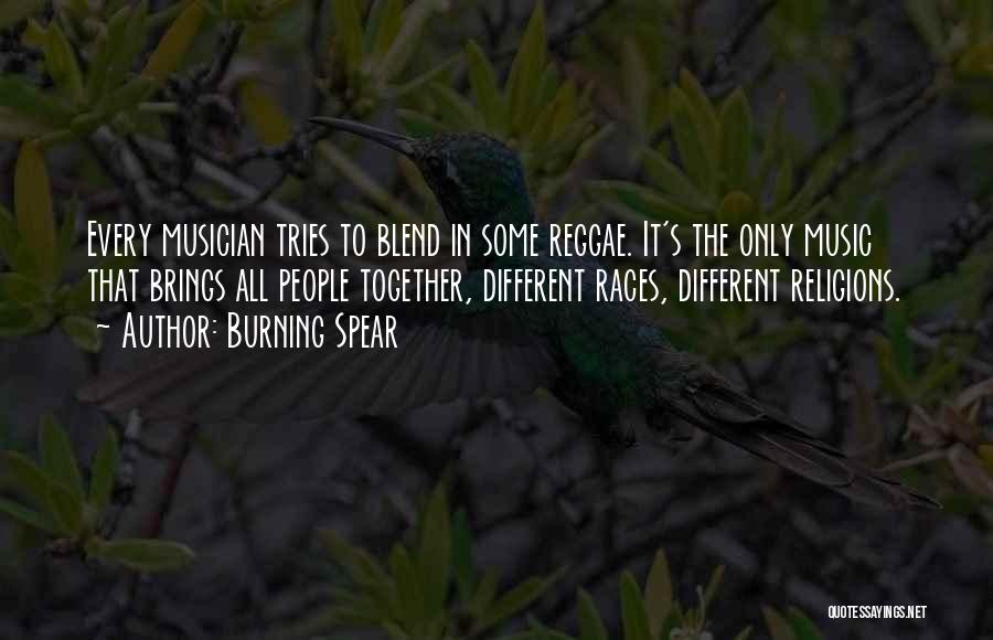 Different Religions Quotes By Burning Spear