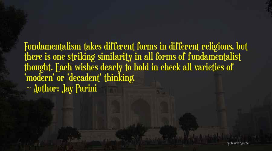 Different Religions Quotes By Jay Parini
