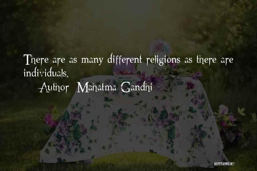 Different Religions Quotes By Mahatma Gandhi