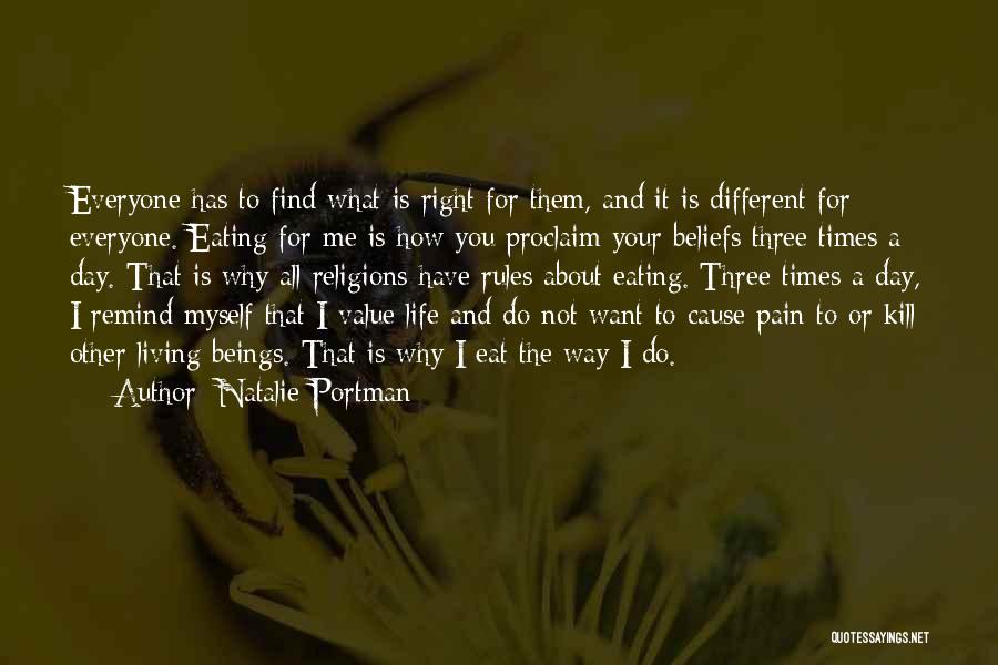 Different Religions Quotes By Natalie Portman