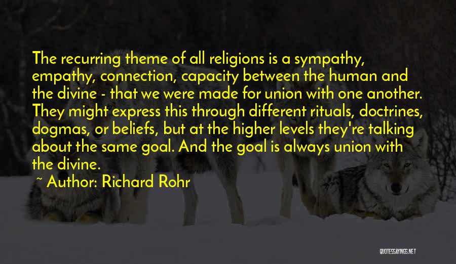 Different Religions Quotes By Richard Rohr