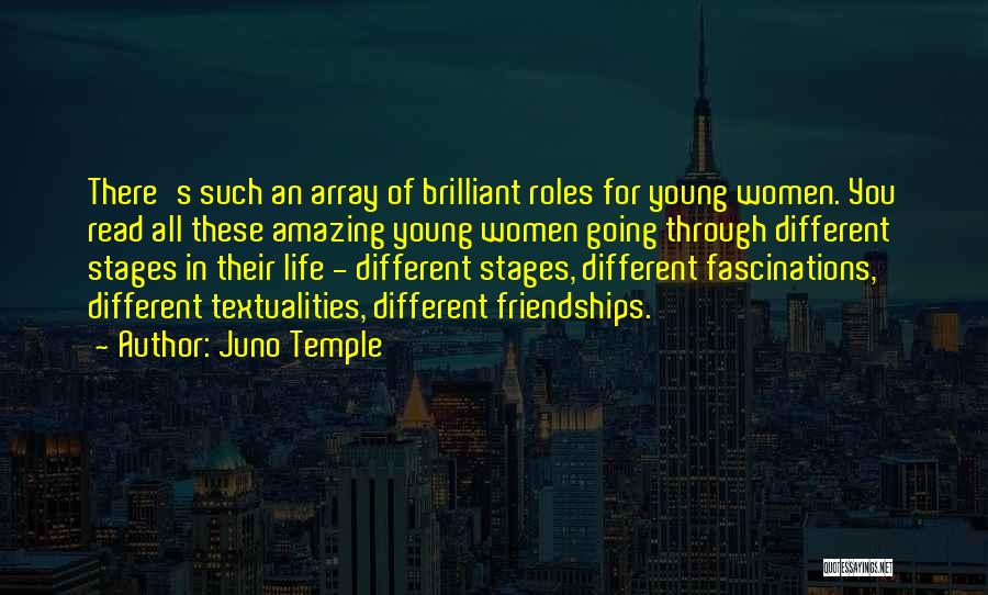 Different Roles In Life Quotes By Juno Temple