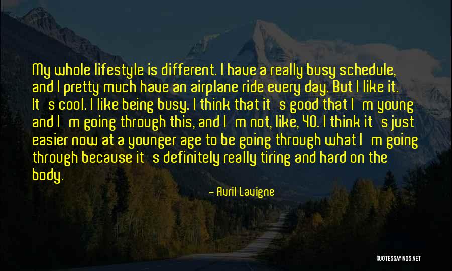 Different Schedule Quotes By Avril Lavigne