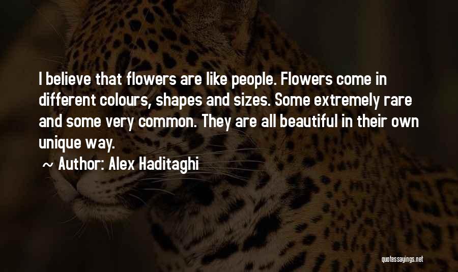 Different Shapes Quotes By Alex Haditaghi