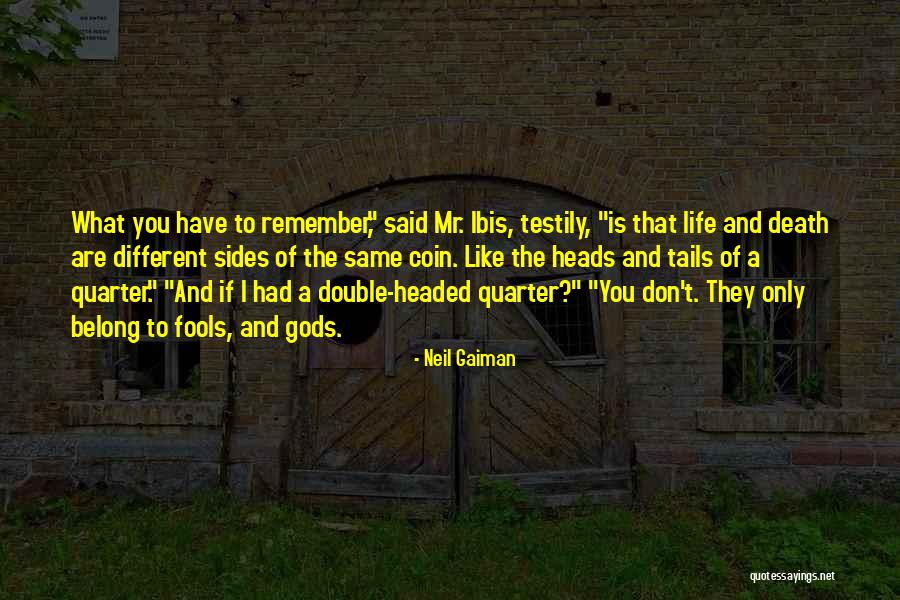 Different Sides Quotes By Neil Gaiman