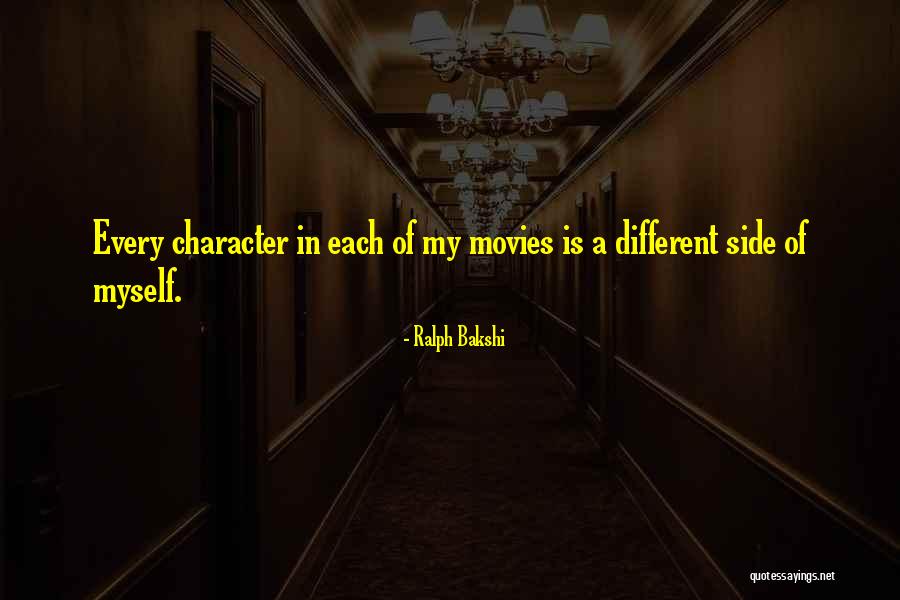 Different Sides Quotes By Ralph Bakshi