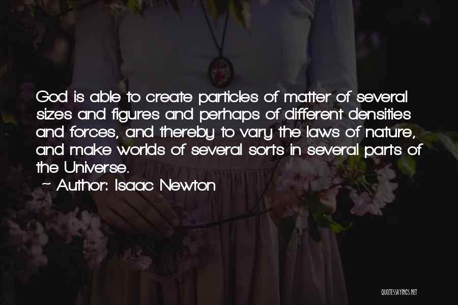 Different Sizes Quotes By Isaac Newton