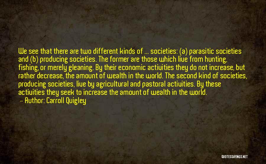 Different Societies Quotes By Carroll Quigley
