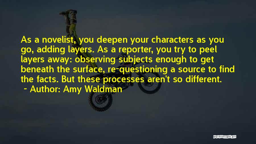 Different Subjects Quotes By Amy Waldman