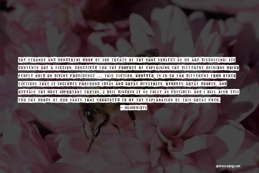 Different Truths Quotes By Maimonides Different Truths Quotes By Maimonides