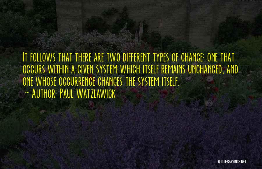 Different Types Of Quotes By Paul Watzlawick