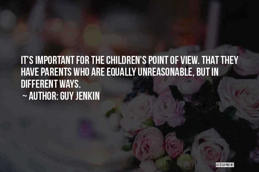 Different Views Quotes By Guy Jenkin