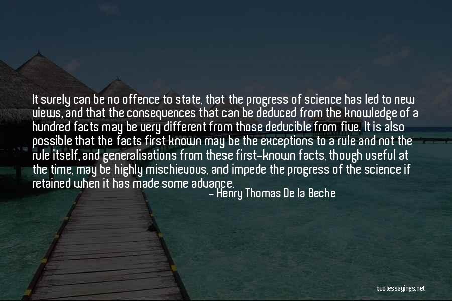 Different Views Quotes By Henry Thomas De La Beche