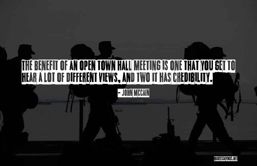 Different Views Quotes By John McCain Different Views Quotes By John McCain