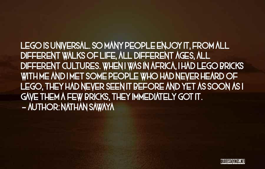 Different Walks Of Life Quotes By Nathan Sawaya