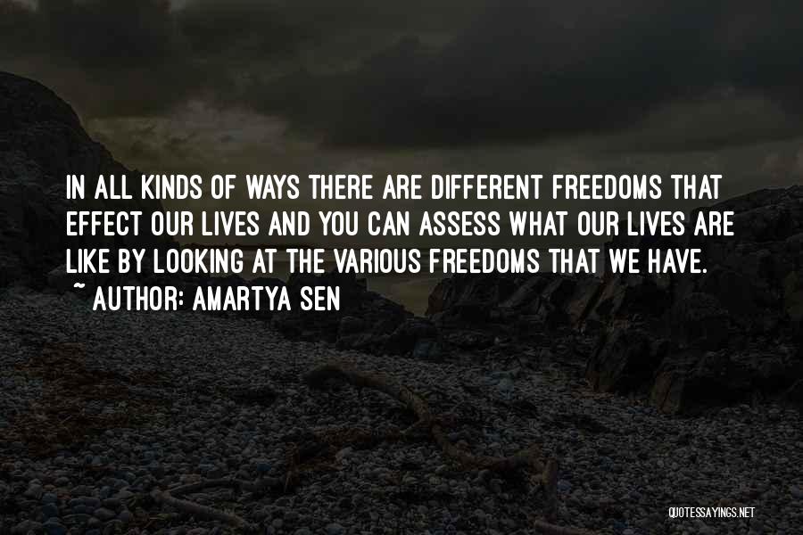 Different Ways Of Looking At Things Quotes By Amartya Sen