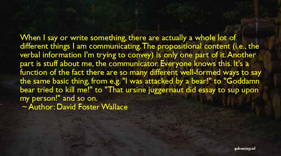 Different Ways To Write Quotes By David Foster Wallace