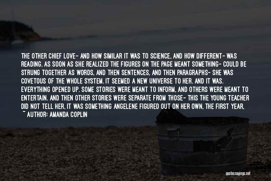 Different World Love Quotes By Amanda Coplin