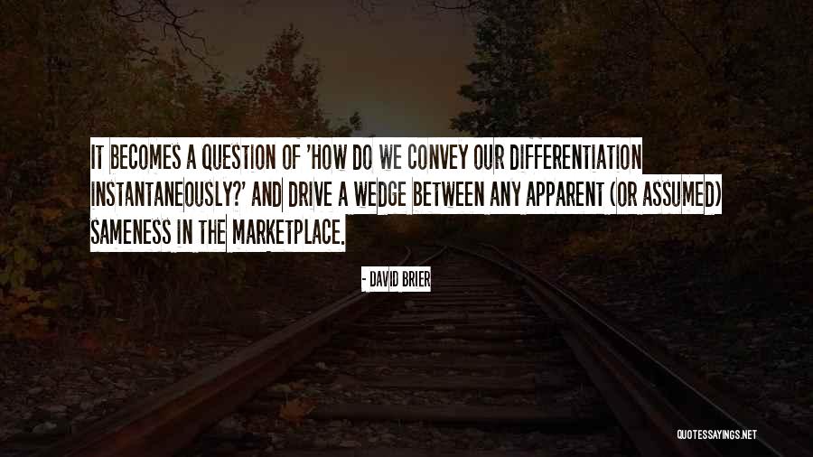 Differentiation Quotes By David Brier Differentiation Quotes By David Brier