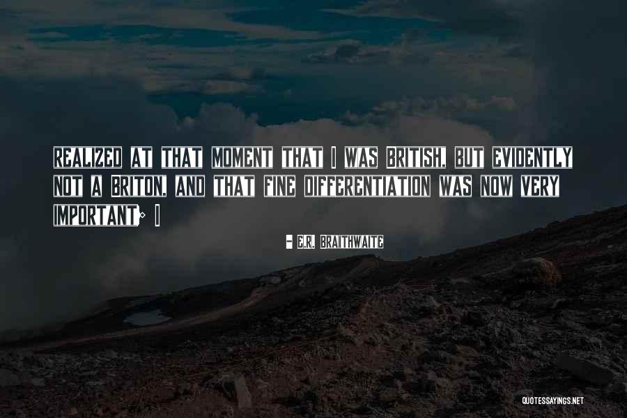 Differentiation Quotes By E.R. Braithwaite Differentiation Quotes By E.R. Braithwaite
