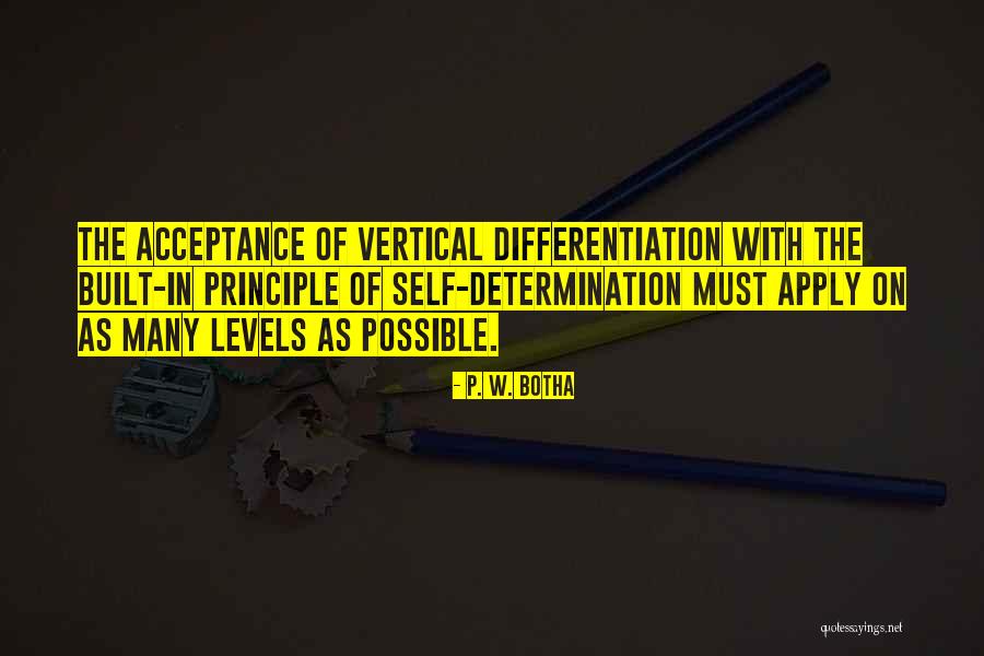 Differentiation Quotes By P. W. Botha Differentiation Quotes By P. W. Botha