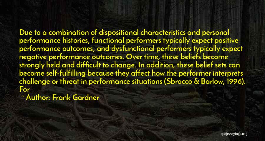 Difficult Change Quotes By Frank Gardner