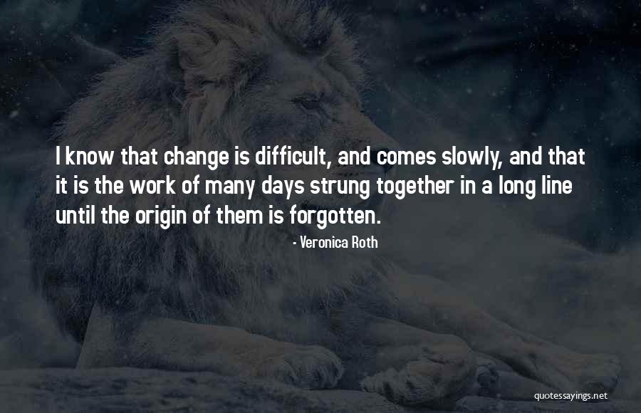 Difficult Change Quotes By Veronica Roth