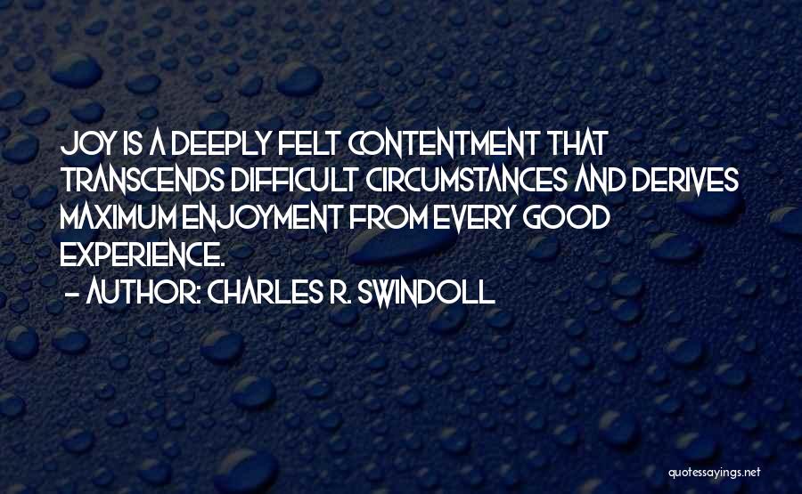 Difficult Circumstances Quotes By Charles R. Swindoll