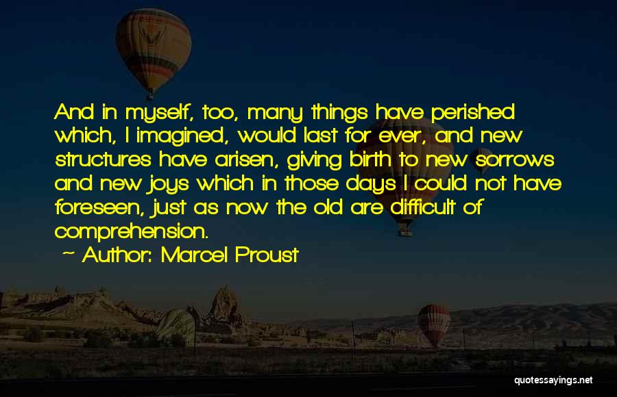 Difficult Days In Life Quotes By Marcel Proust