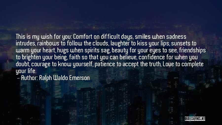 Difficult Days In Life Quotes By Ralph Waldo Emerson