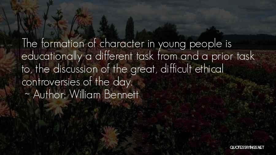 Difficult Discussion Quotes By William Bennett