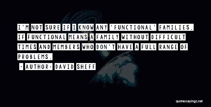 Difficult Family Quotes By David Sheff