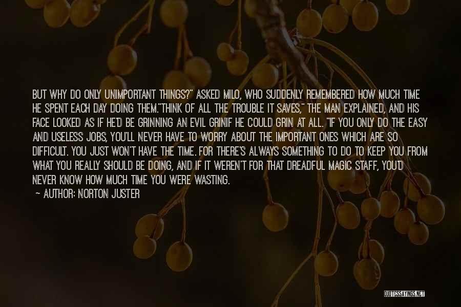 Difficult Jobs Quotes By Norton Juster