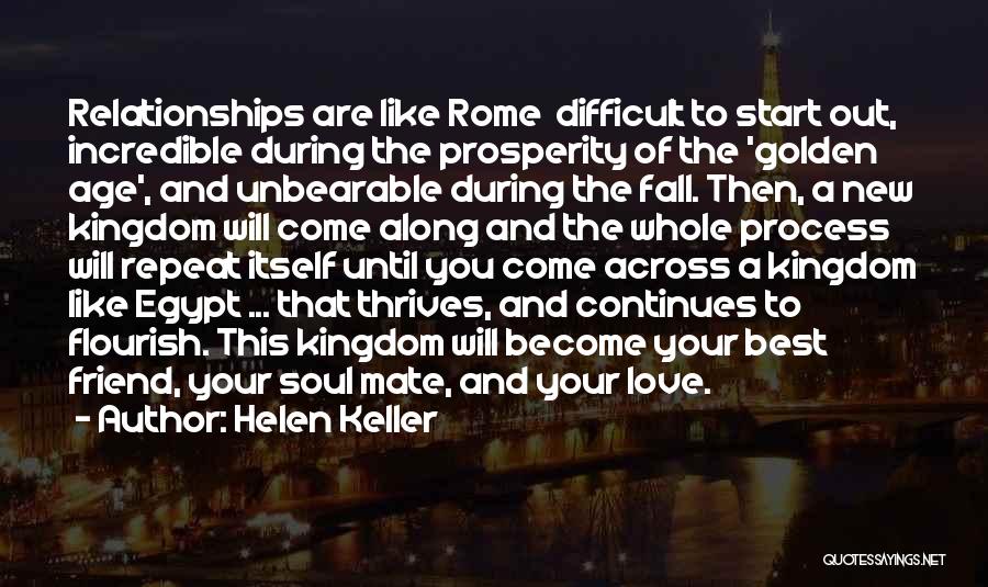 Difficult Love Relationship Quotes By Helen Keller