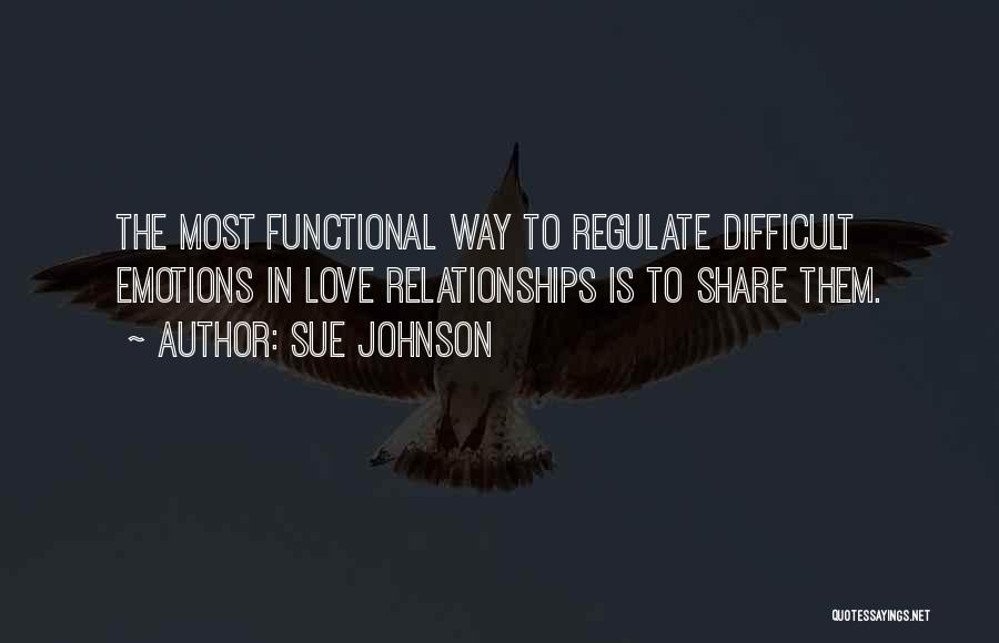 Difficult Love Relationship Quotes By Sue Johnson