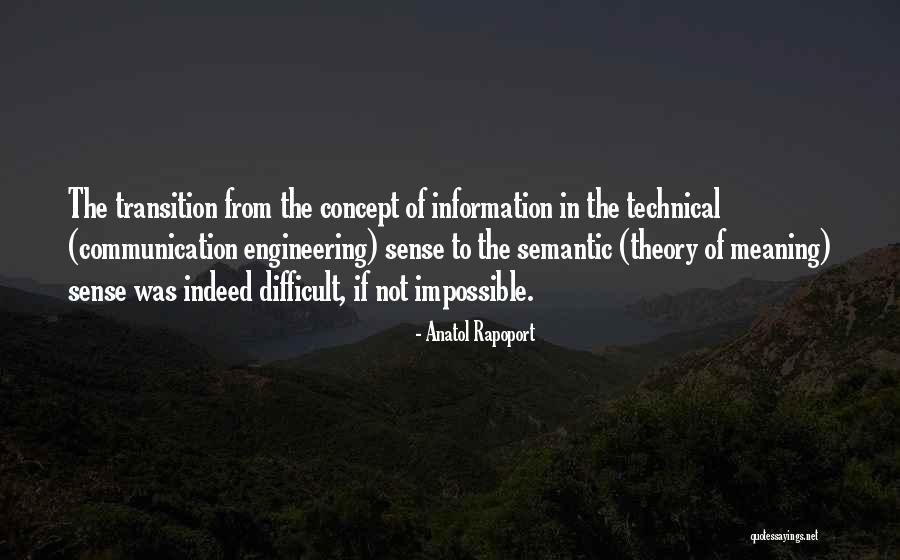 Difficult Not Impossible Quotes By Anatol Rapoport Difficult Not Impossible Quotes By Anatol Rapoport