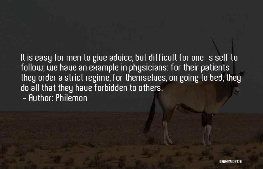 Difficult Patients Quotes By Philemon