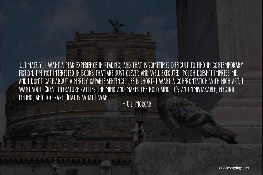 Difficult Reading Quotes By C.E. Morgan Difficult Reading Quotes By C.E. Morgan