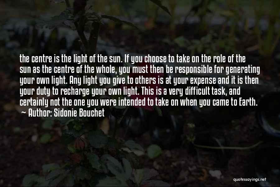 Difficult Task Quotes By Sidonie Bouchet