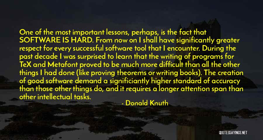 Difficult Things Quotes By Donald Knuth